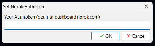 Laragon Quick-share - AuthToken